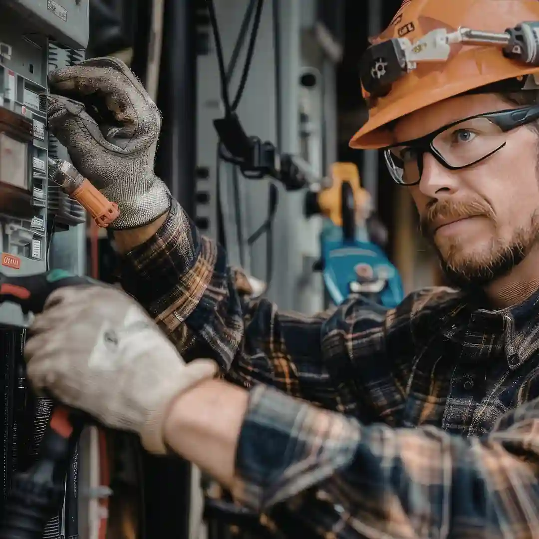 Electricista urgente 24 horas realizando servicio eléctrico a domicilio en CDMX