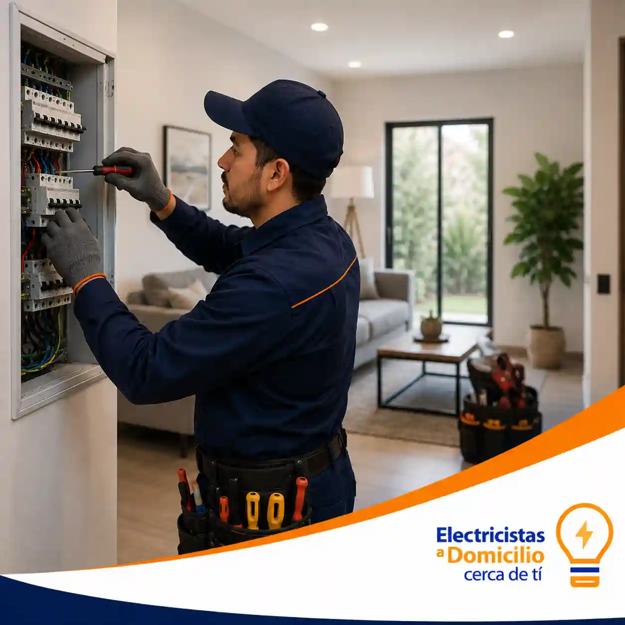 Electricista en Condesa brindando atención inmediata a domicilio las 24 horas