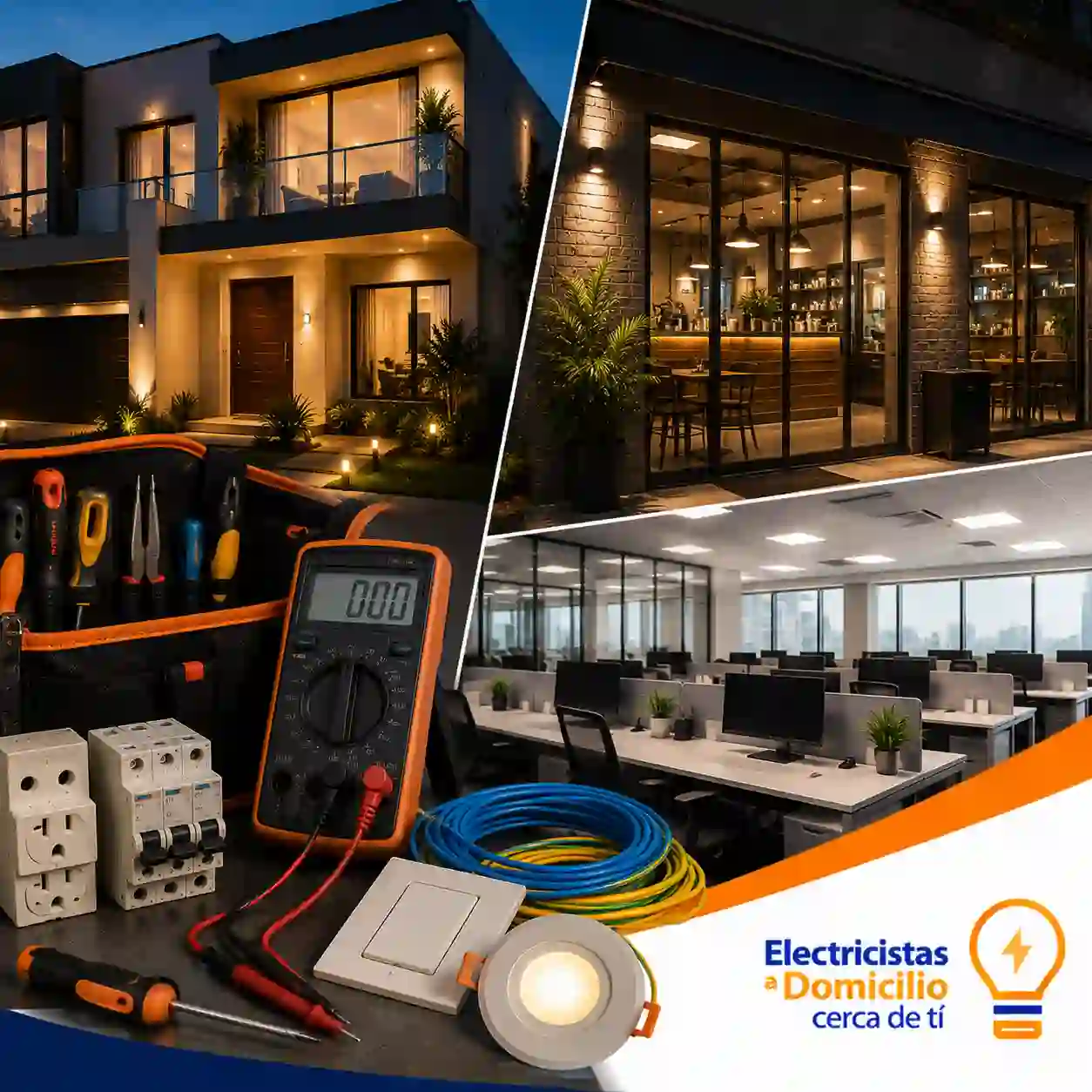 Servicio eléctrico para casas, negocios y oficinas en Iztacalco con electricistas profesionales